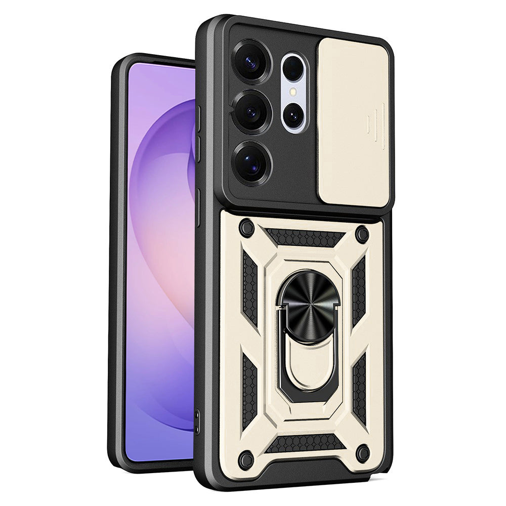 Coque pour Samsung Galaxy S26 Ultra S948, Techsuit, CamShield, Dorée