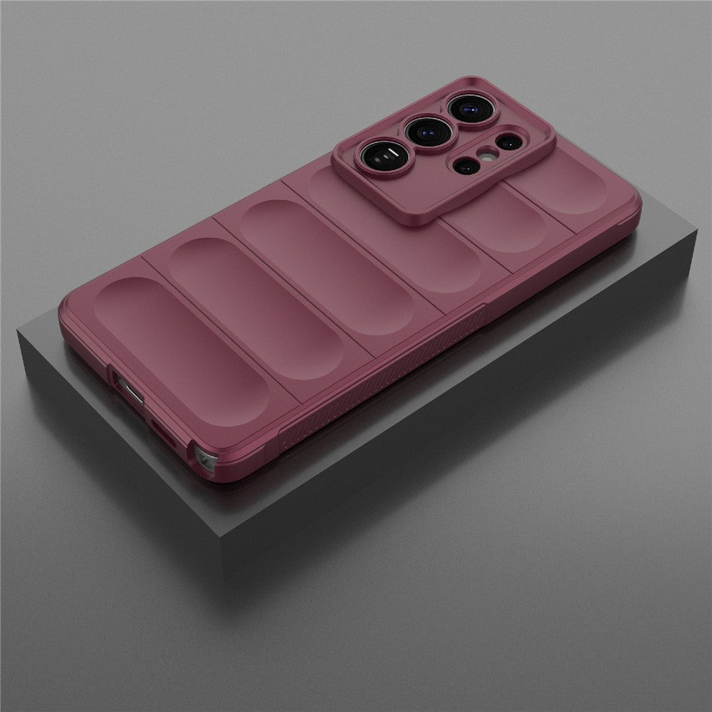 Coque pour Samsung Galaxy S26 Ultra S948, Techsuit, Magic Shield, Bordeaux