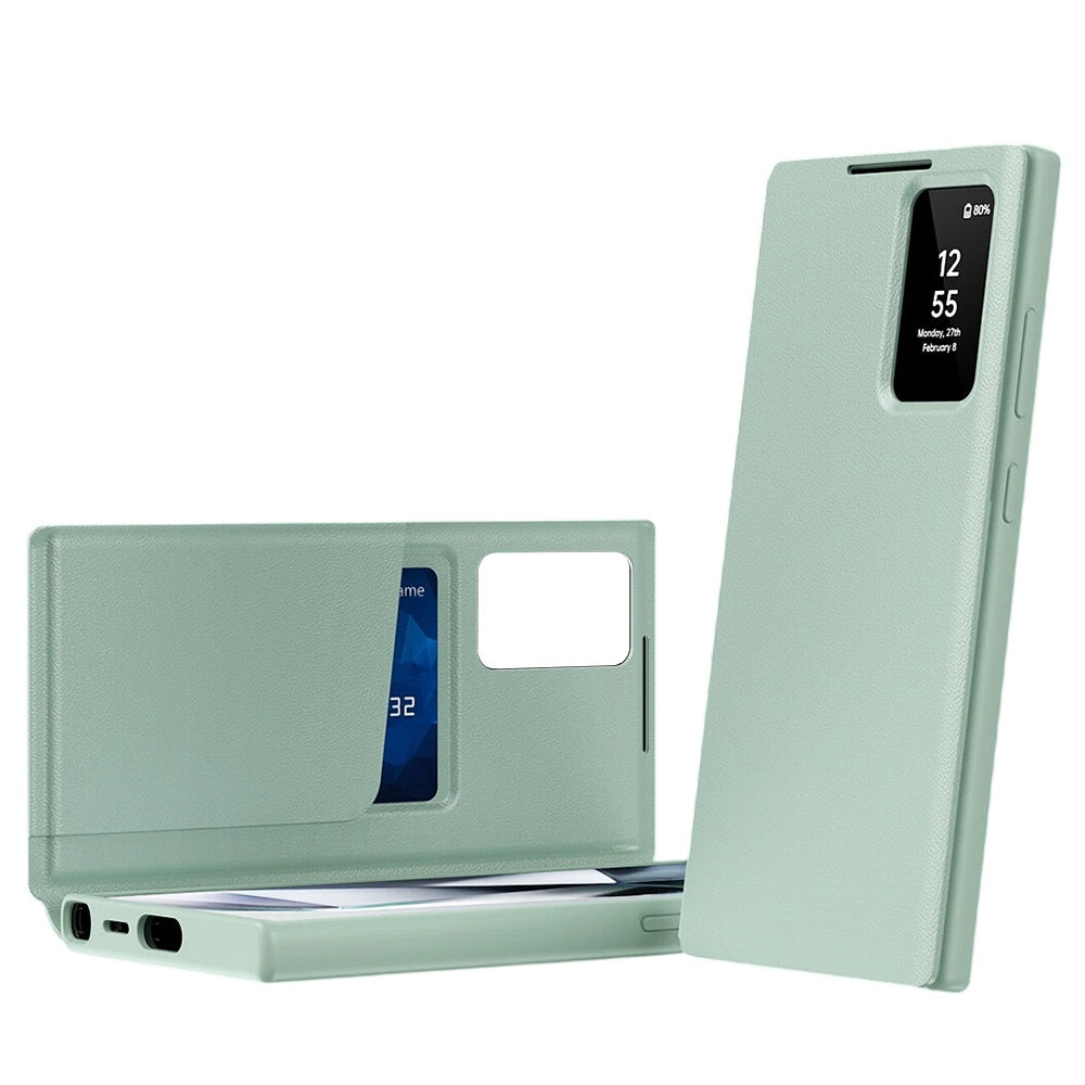 Étui pour Samsung Galaxy S26 Ultra S948, Techsuit, SmartView, Vert