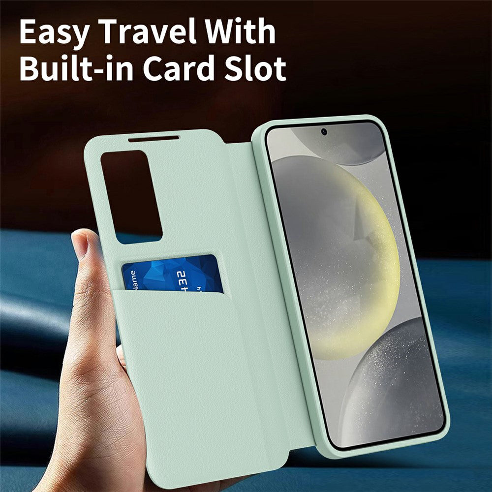 Étui pour Samsung Galaxy S26 Ultra S948, Techsuit, SmartView, Vert