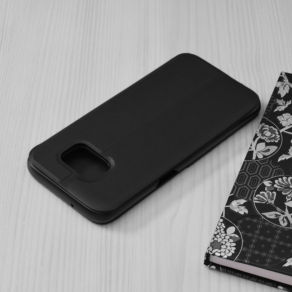 Coque pour Samsung Galaxy S7 edge G935, Techsuit, eFold, Noire