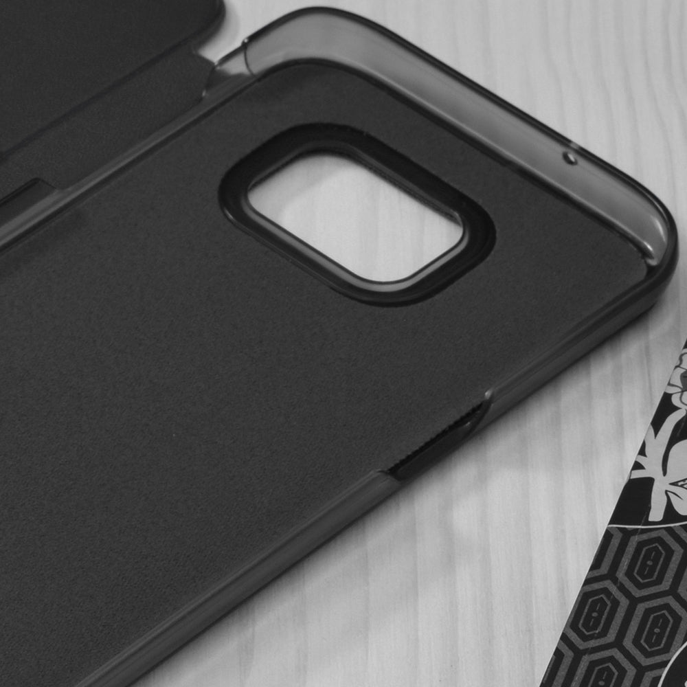 Coque pour Samsung Galaxy S7 edge G935, Techsuit, eFold, Noire