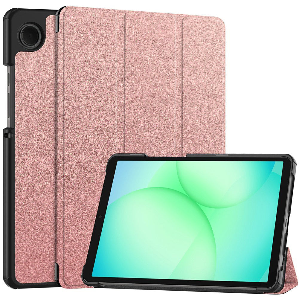 Étui pour Samsung Galaxy Tab A11 / Tab A9, Techsuit, FoldPro, Rose Doré