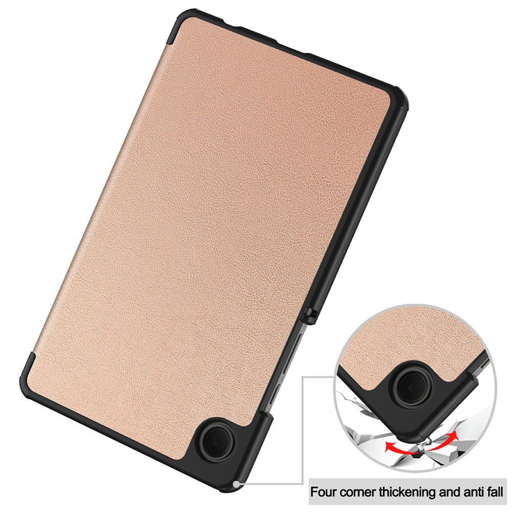 Étui pour Samsung Galaxy Tab A11 / Tab A9, Techsuit, FoldPro, Rose Doré