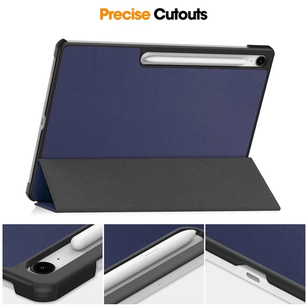 Étui pour Samsung Galaxy Tab S10 FE+, Techsuit, FoldPro, Bleu