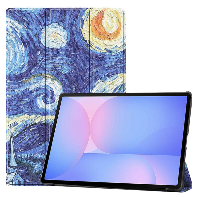 Coque pour Samsung Galaxy Tab S10 FE+, Techsuit, FoldPro Starry Night, Multicolore