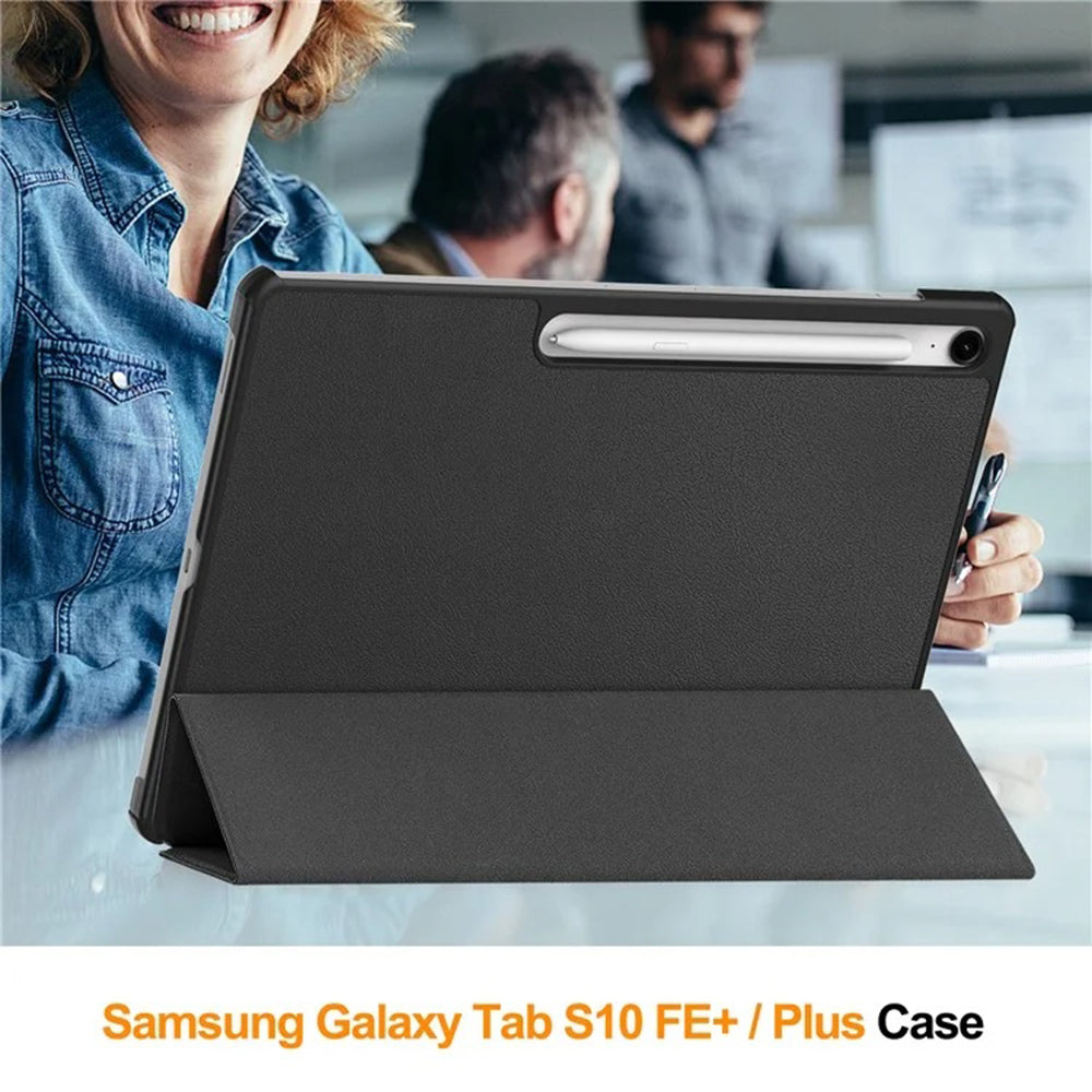 Coque pour Samsung Galaxy Tab S10 FE+, Techsuit, FoldPro Starry Night, Multicolore