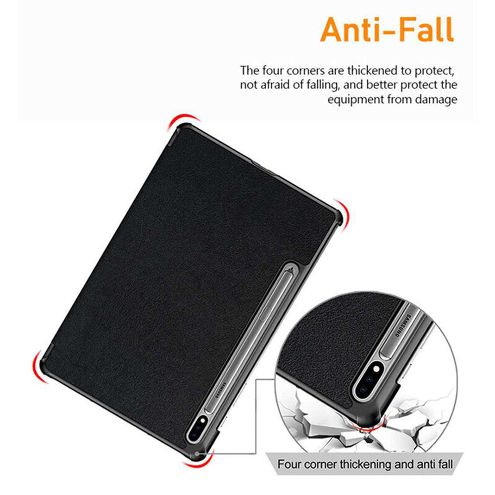 Étui pour Samsung Galaxy Tab S10 Ultra / Tab S9 Ultra / Tab S8 Ultra, Techsuit, FoldPro Butterfly, Multicolore