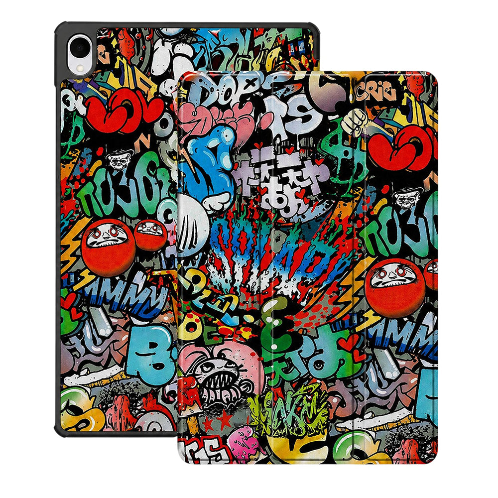 Housse pour Samsung Galaxy Tab S12 Plus, Techsuit, FoldPro Urban Vibe, Multicolore