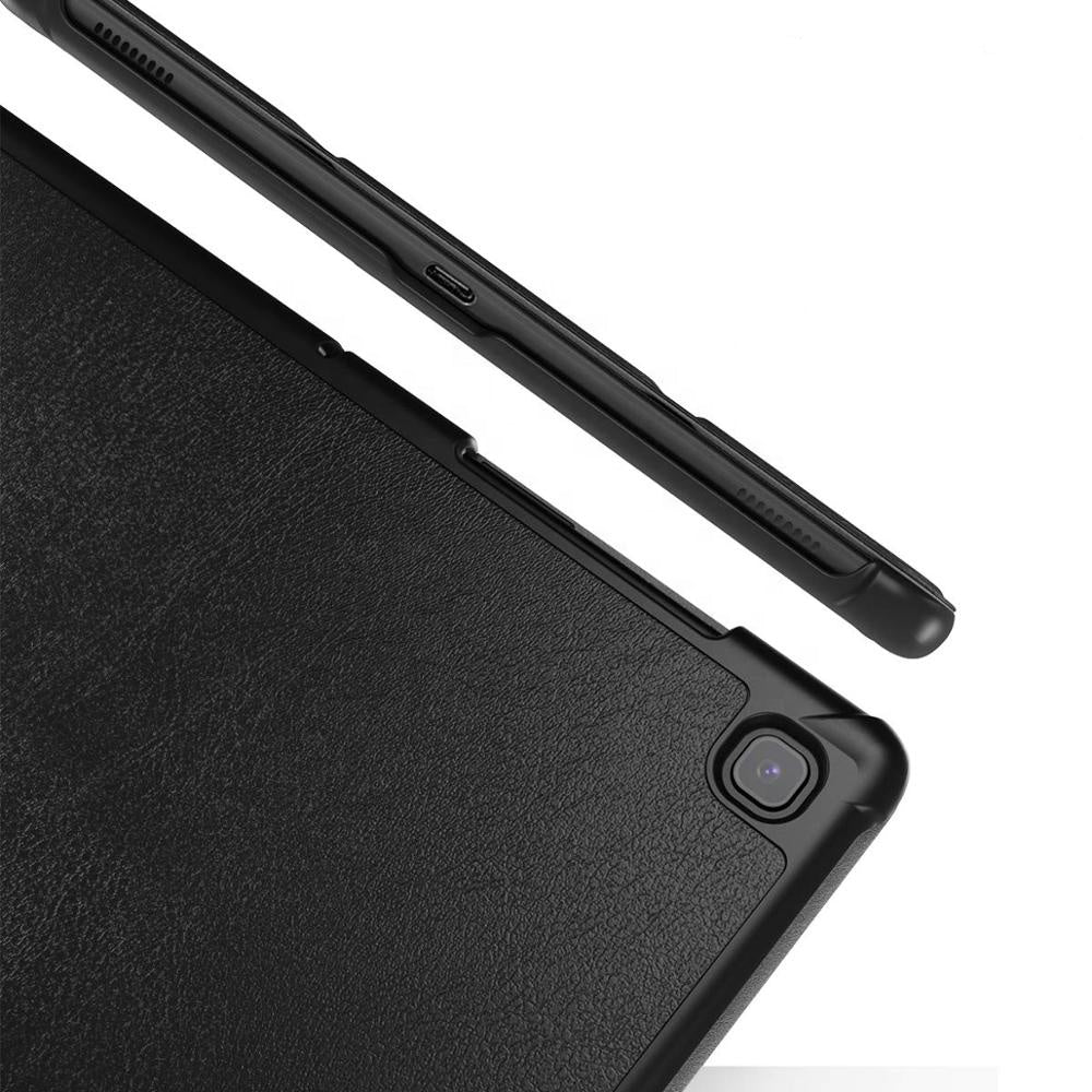Coque pour Samsung Galaxy Tab S5e, Techsuit, FoldPro, Noire