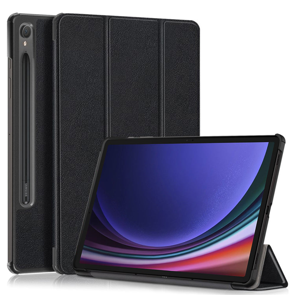 Coque pour Samsung Galaxy Tab S9 FE / Tab S9 / Tab S10 FE, Techsuit, FoldPro, Noire