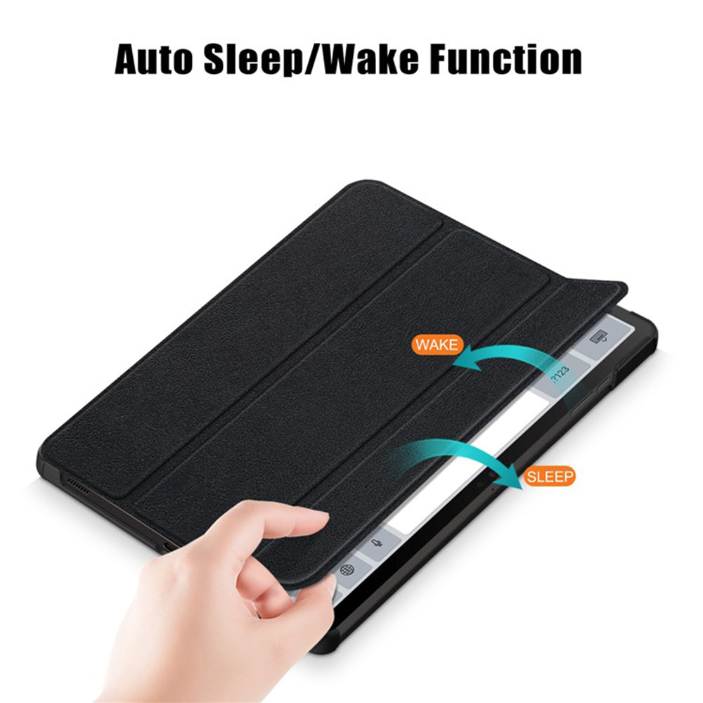 Coque pour Samsung Galaxy Tab S9 FE / Tab S9 / Tab S10 FE, Techsuit, FoldPro, Noire