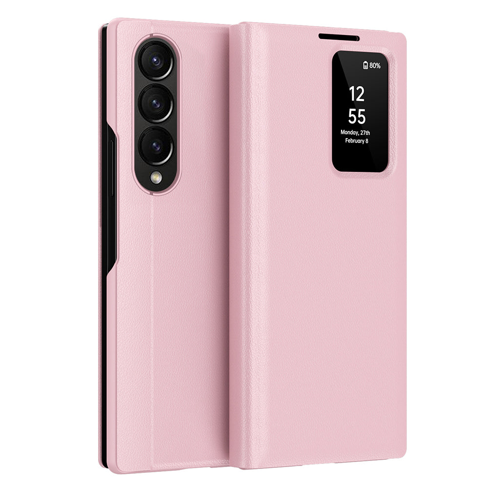 Coque pour Samsung Galaxy Z Fold3 5G F926, Techsuit, SmartView, Rose