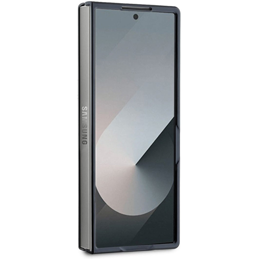 Hülle für Samsung Galaxy Z Fold6 F956, Guess, 4G Metal Logo, Schwarz