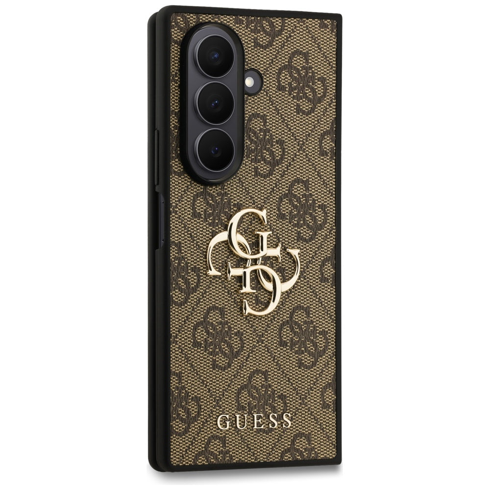 Hülle für Samsung Galaxy Z Fold7 F966, Guess, 4G Big Logo, Braun