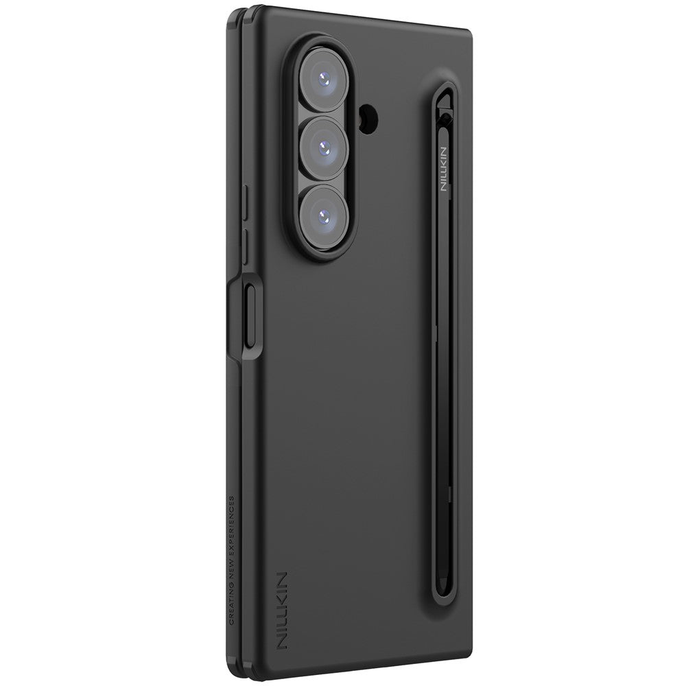 Case for Samsung Galaxy Z Fold7 F966, Nillkin, Flex Pure with S-Pen Holder, Black