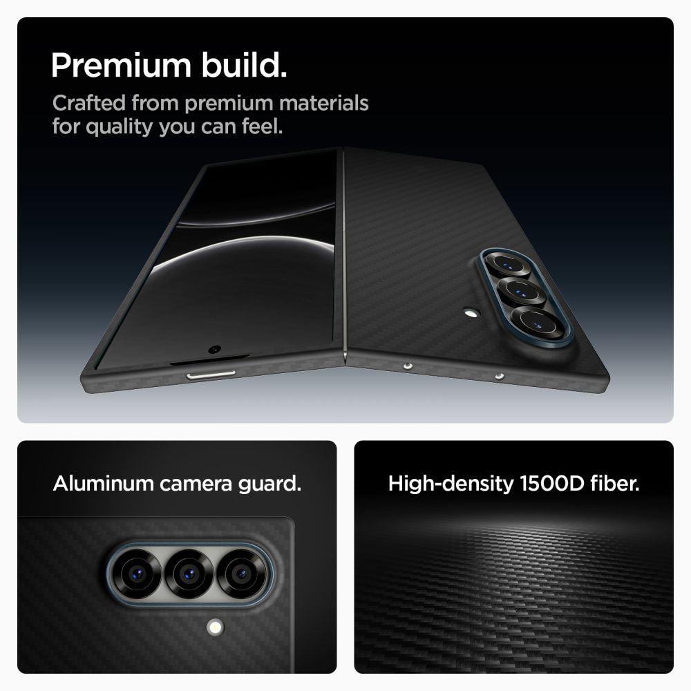 Étui pour Samsung Galaxy Z Fold7 F966, Spigen, Air Skin, Noir ACS09555