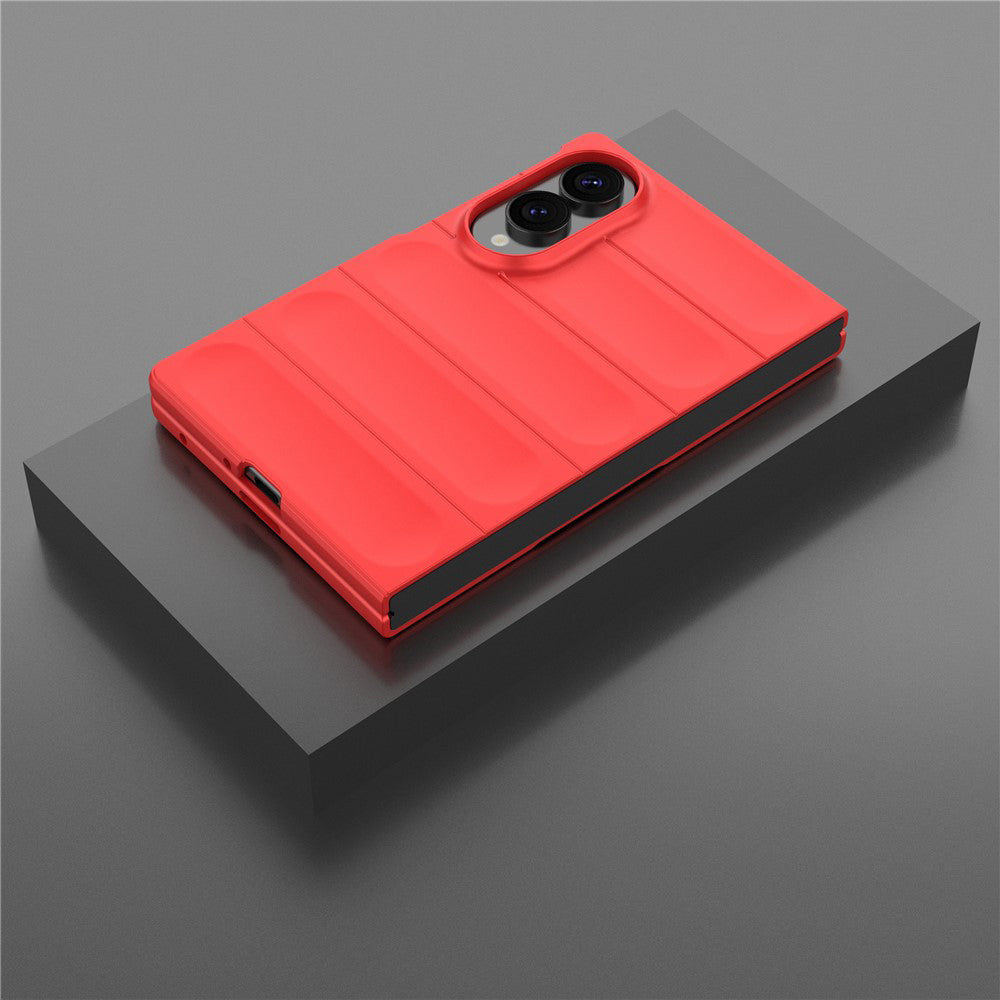 Hülle für Samsung Galaxy Z Fold8 F971, Techsuit, Magic Shield, Rot
