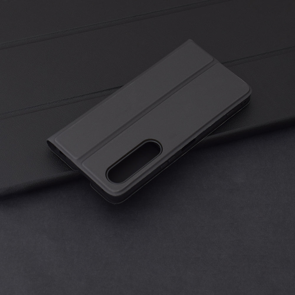 Coque pour Sony Xperia 1 VI, Techsuit, Magskin Book, Noire