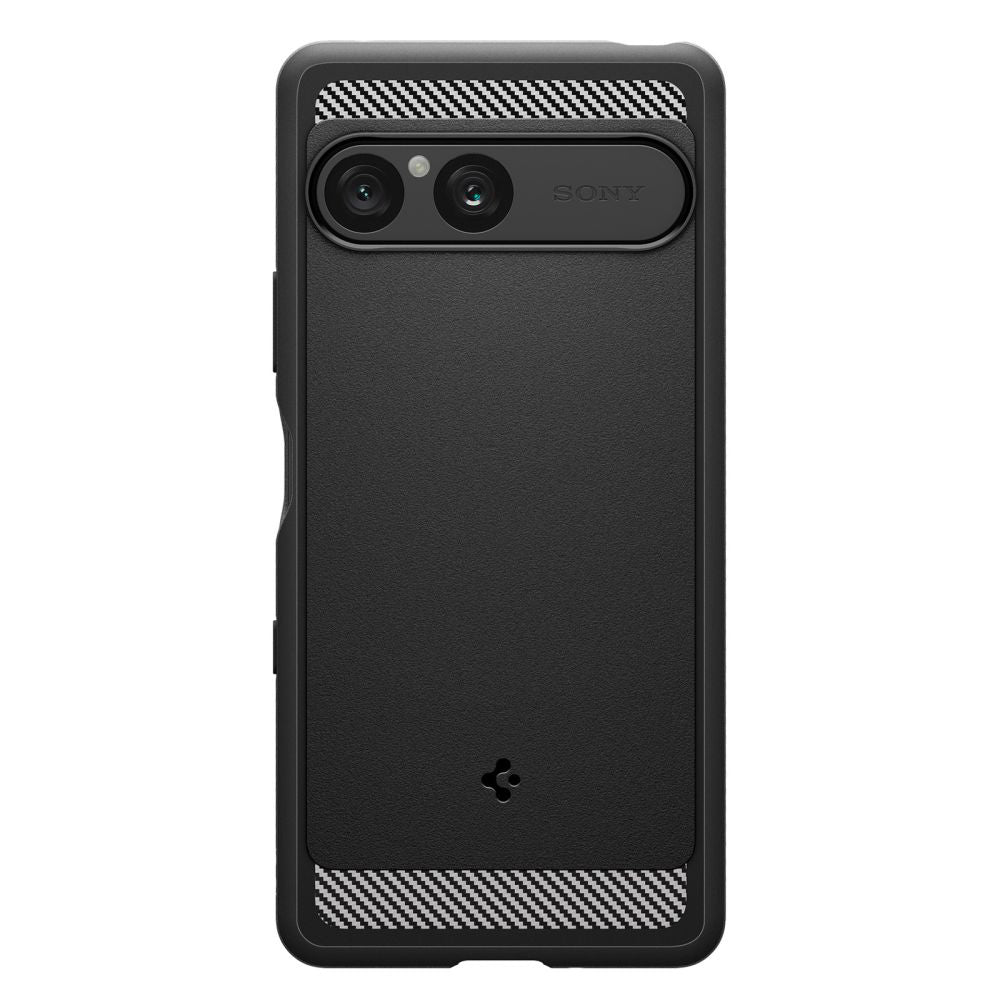 Hülle für Sony Xperia 10 VII, Spigen, Rugged Armor, Schwarz