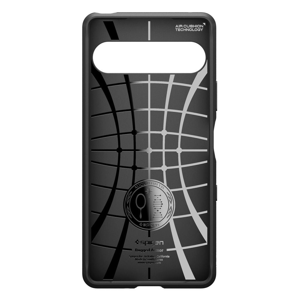 Hülle für Sony Xperia 10 VII, Spigen, Rugged Armor, Schwarz