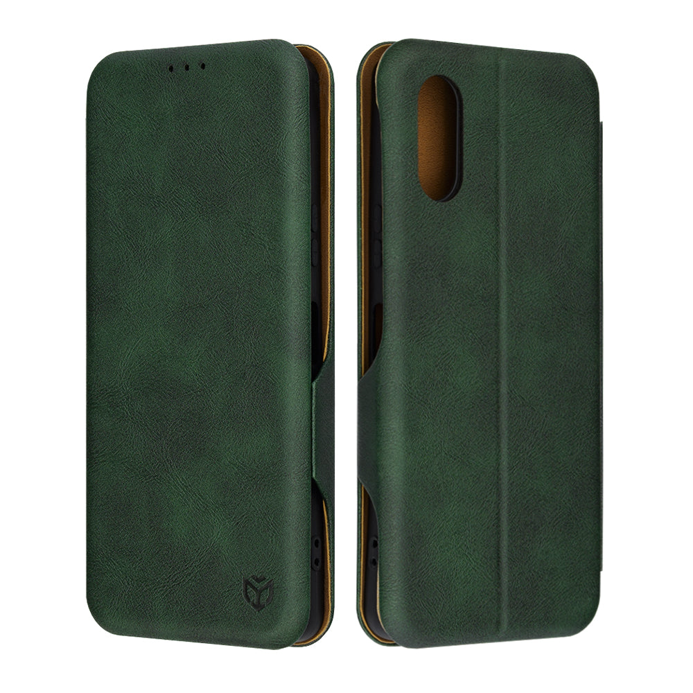 Coque pour Sony Xperia 5 VI, Techsuit, Safe Wallet Plus, Vert