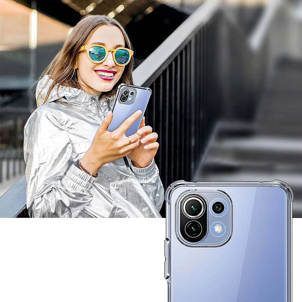 Coque pour Xiaomi 11 Lite 5G NE / Mi 11 Lite 5G / 11 Lite, Techsuit, Antichoc Claire, Transparente