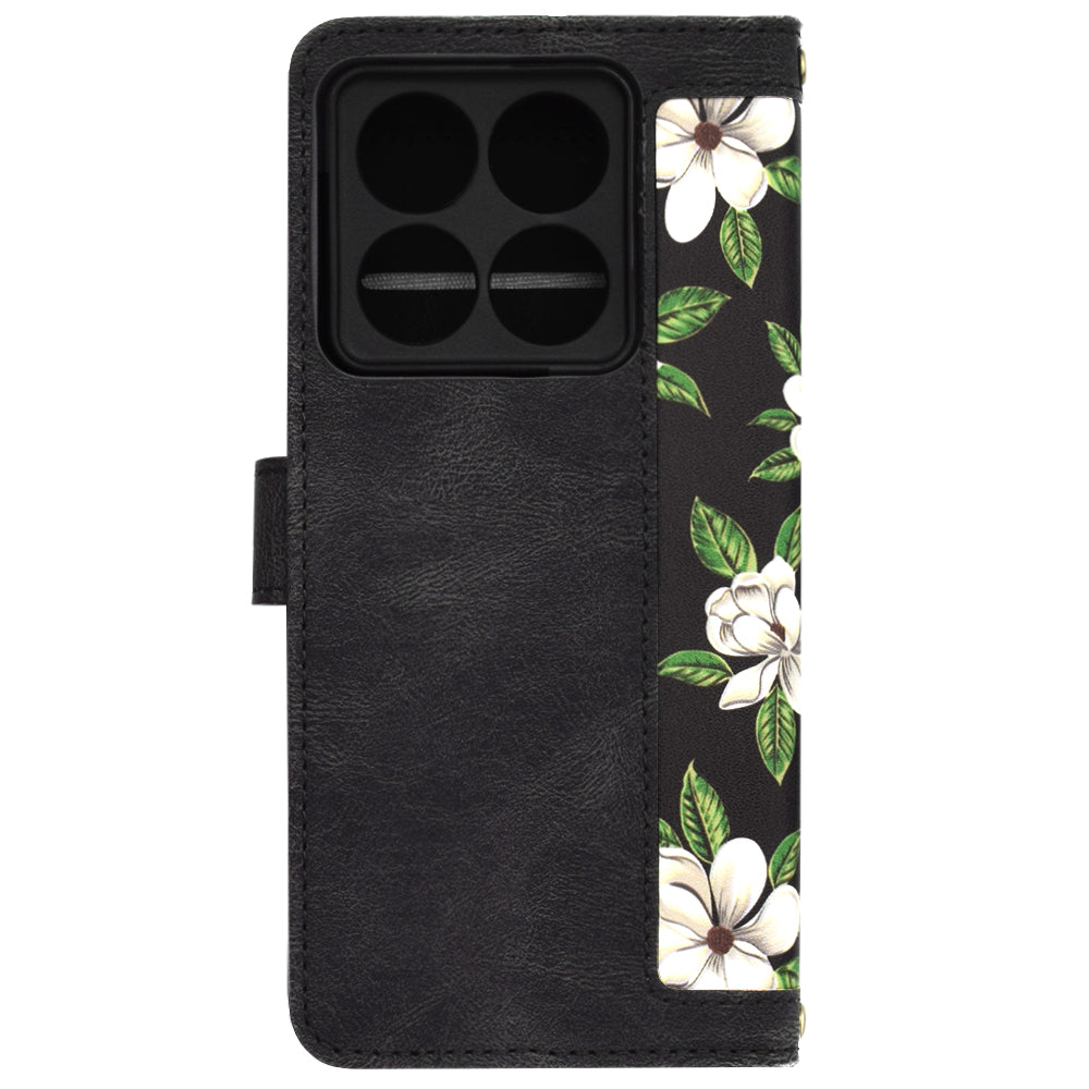 Coque pour Xiaomi 14T Pro, Techsuit, FlipCraft, Noire