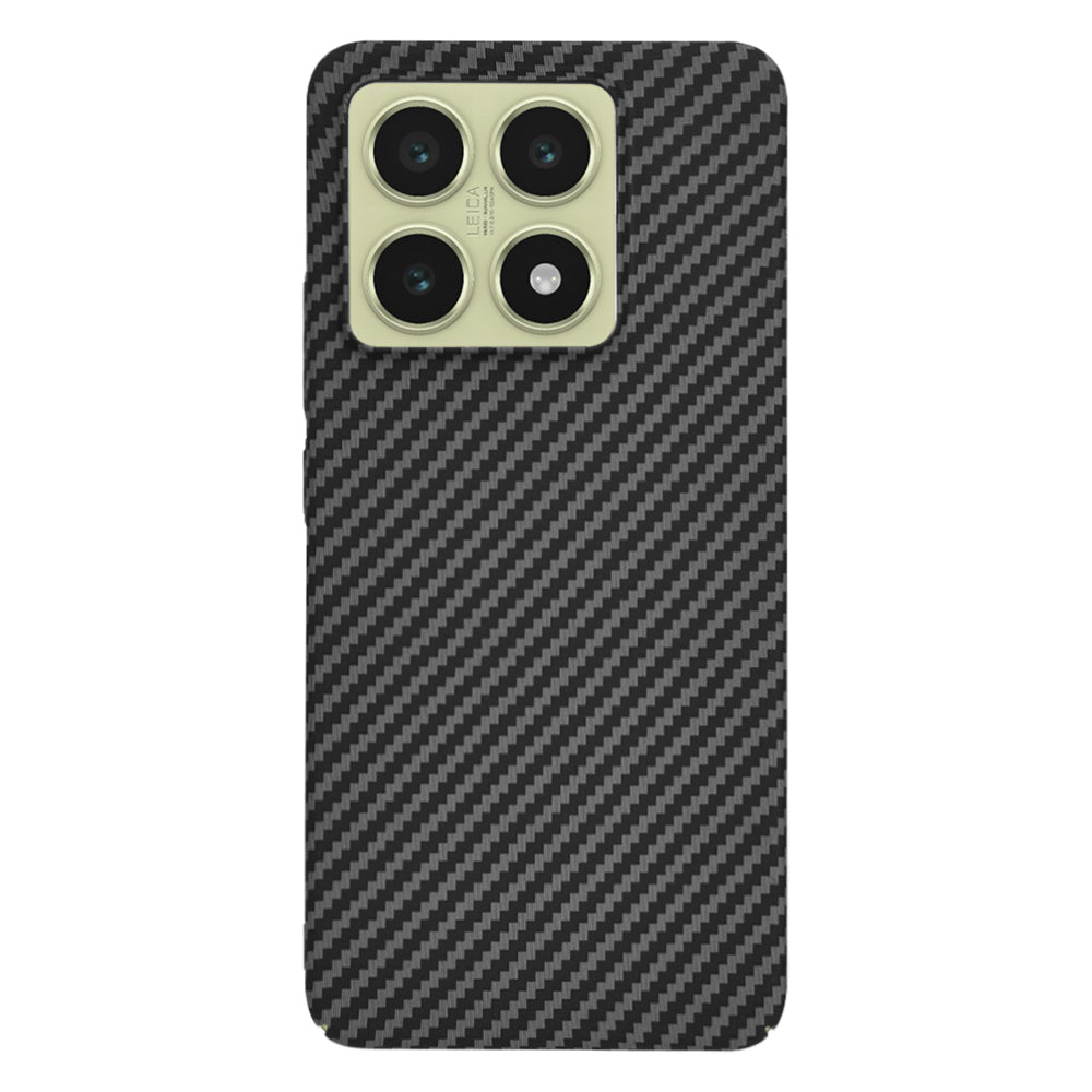 Coque pour Xiaomi 14T, Techsuit, Carbonite FiberShell, Noire