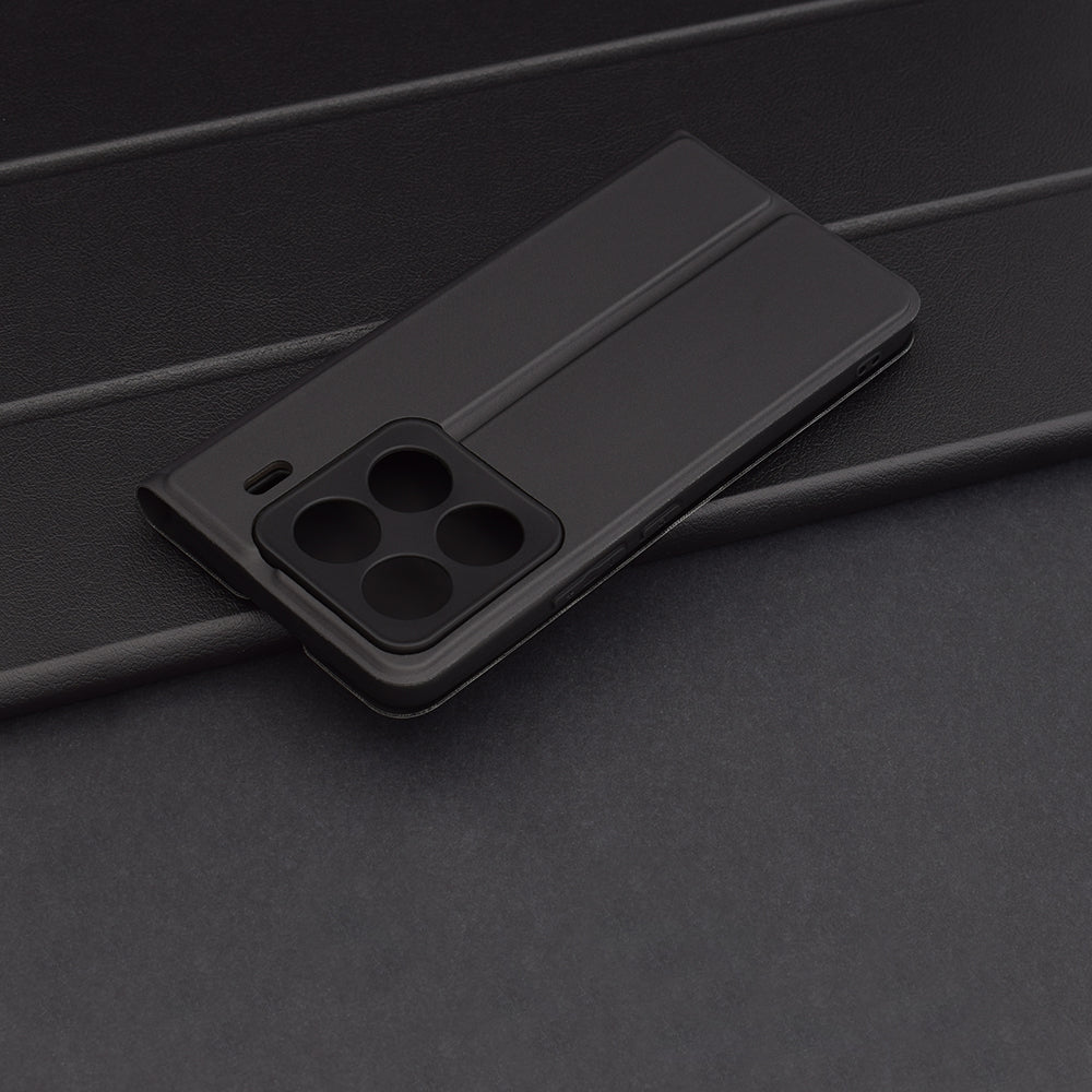 Coque pour Xiaomi 15 Pro, Techsuit, Magskin Book, Noire