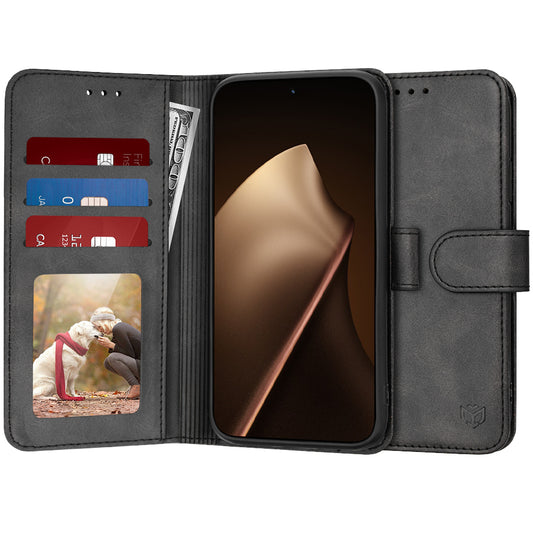 Étui pour Xiaomi 15T Pro, Techsuit, Diary Book, Noir
