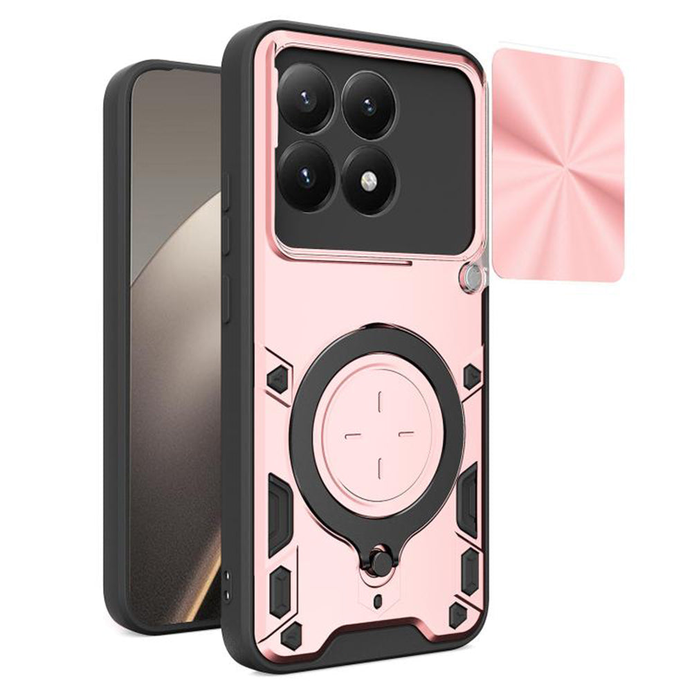 Étui pour Xiaomi 15T, Techsuit, CamGuard Pro, Rose