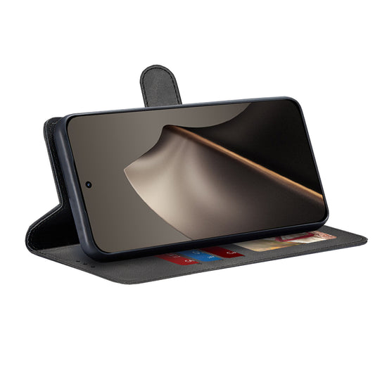 Étui pour Xiaomi 15T, Techsuit, Diary Book, Noir