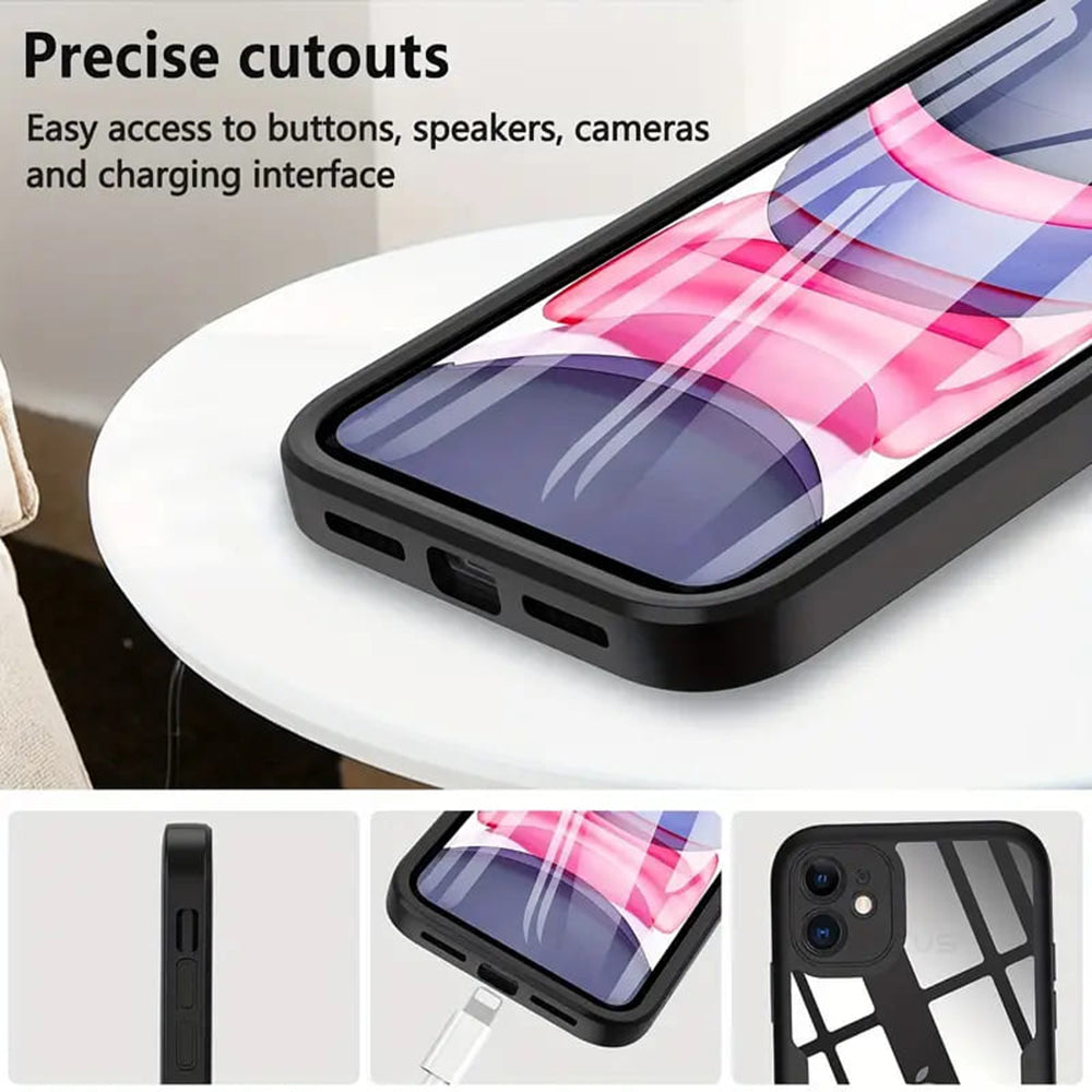 Hülle für Xiaomi 17, Techsuit, ColorVerse 360, Schwarz