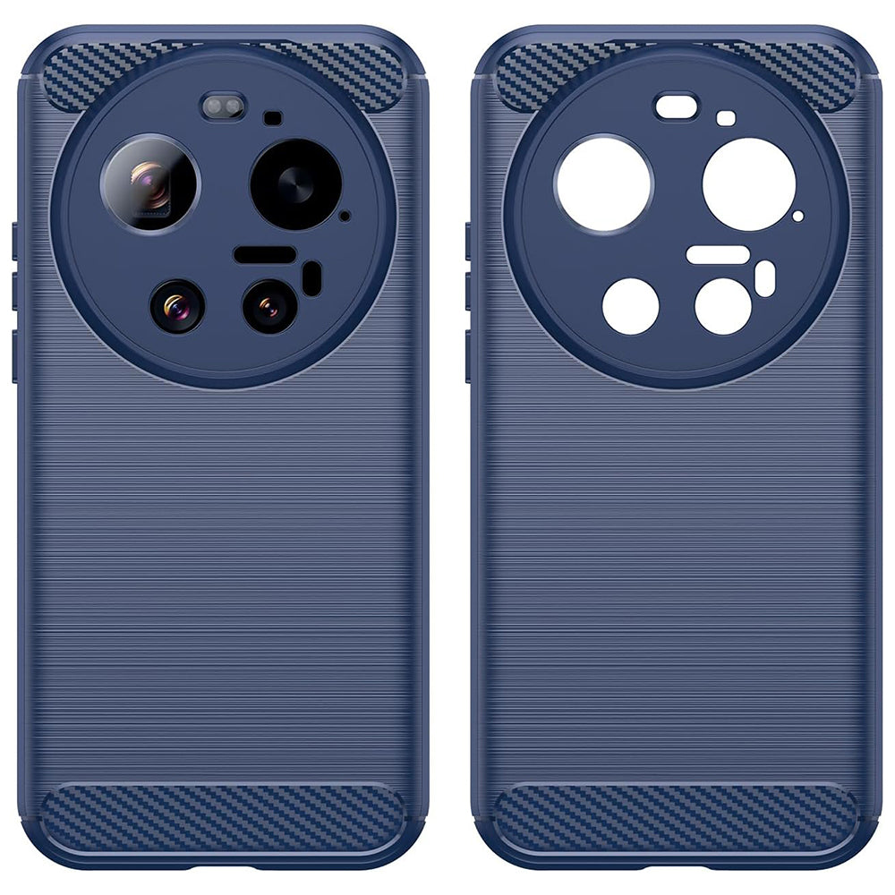 Case for Xiaomi 17 Ultra, Techsuit, Carbon, Blue