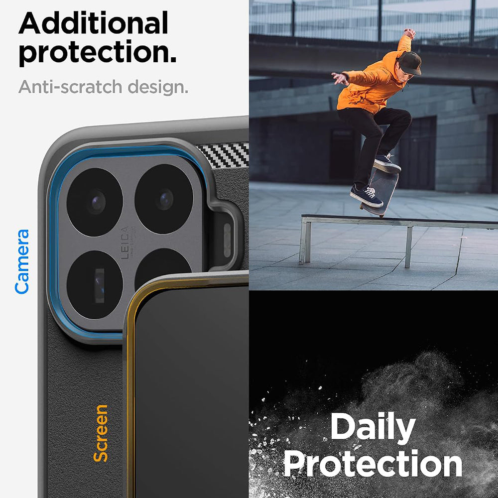 Hülle für Xiaomi 17T Pro, Spigen, Rugged Armor, Schwarz ACS11869