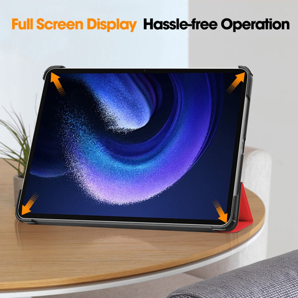 Housse pour Xiaomi Pad 6 / 6 Pro, Techsuit, FoldPro, Rouge