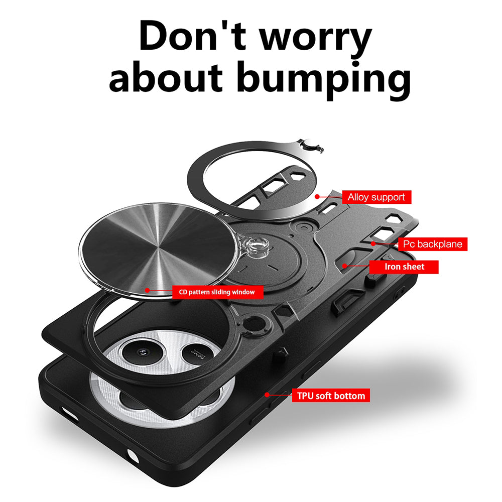 Coque pour Xiaomi Poco C75 / Redmi 14C, Techsuit, CamGuard Pro, Noire