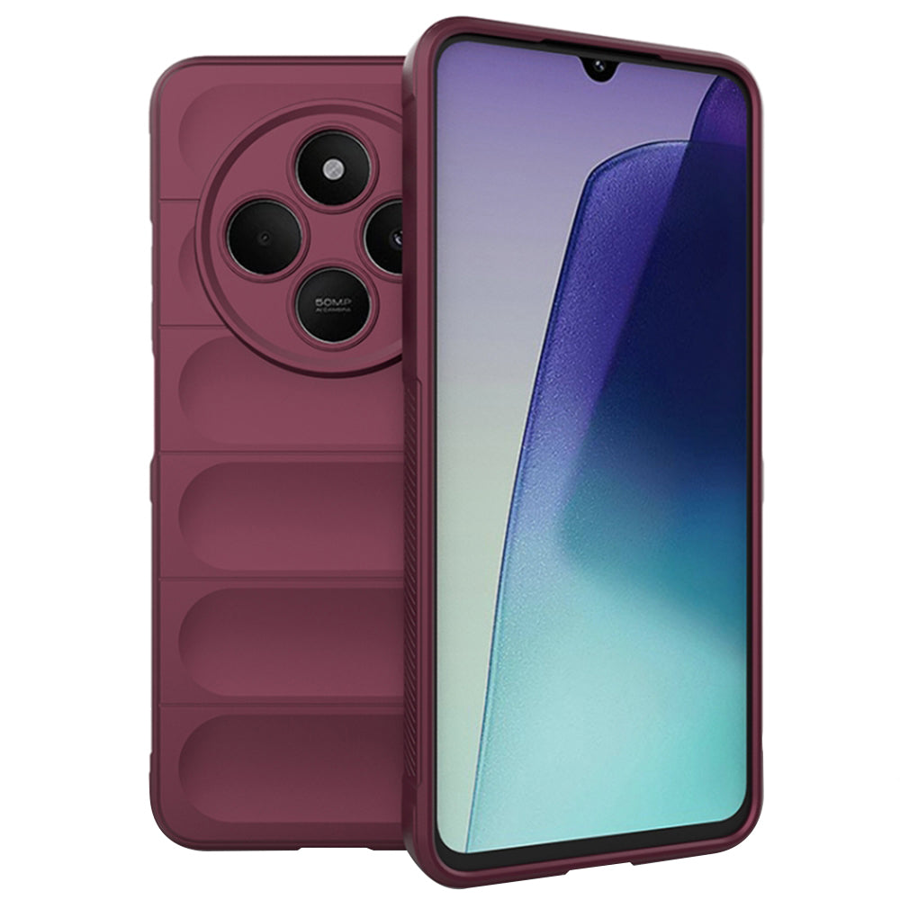 Coque pour Xiaomi Poco C75 / Redmi 14C, Techsuit, Magic Shield, Bordeaux