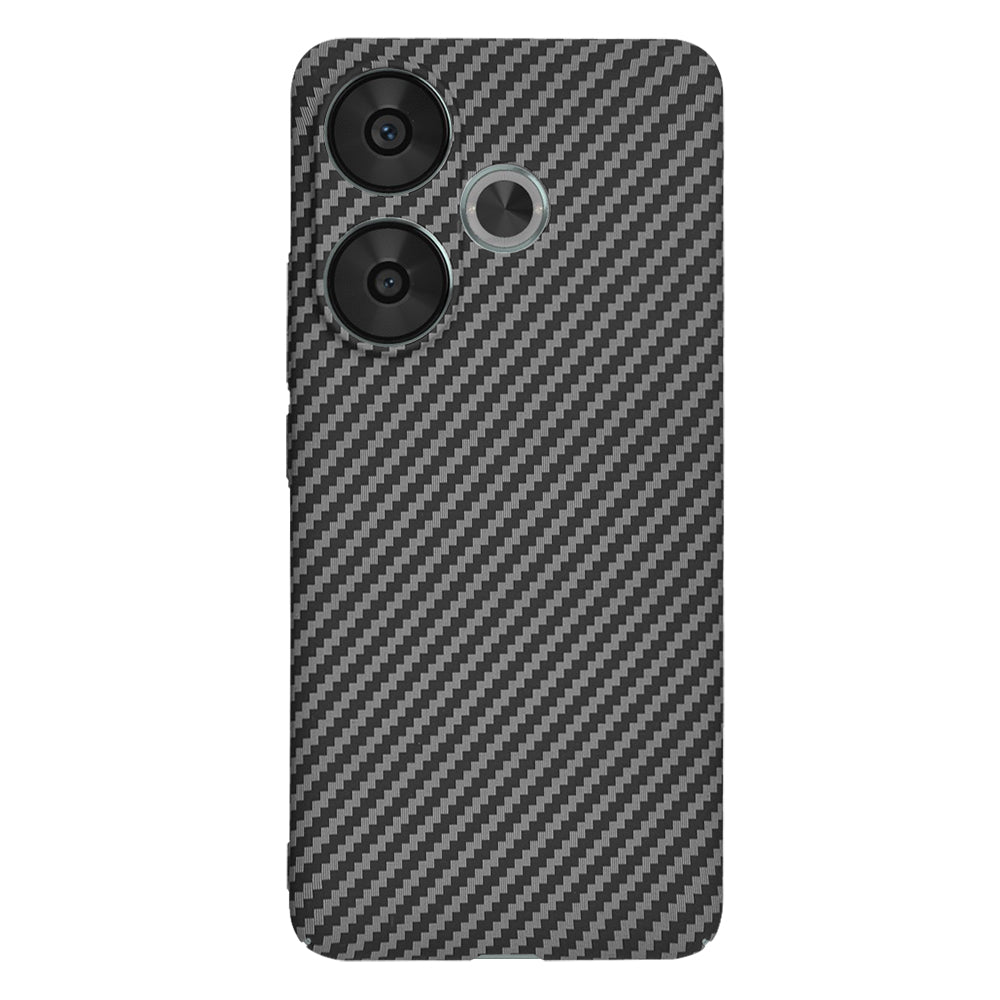 Coque pour Xiaomi Poco F6, Techsuit, Carbonite FiberShell, Noire