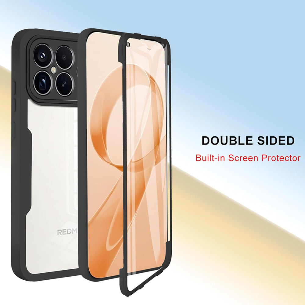 Hülle für Xiaomi Poco F8 Pro, Techsuit, ColorVerse 360, Schwarz