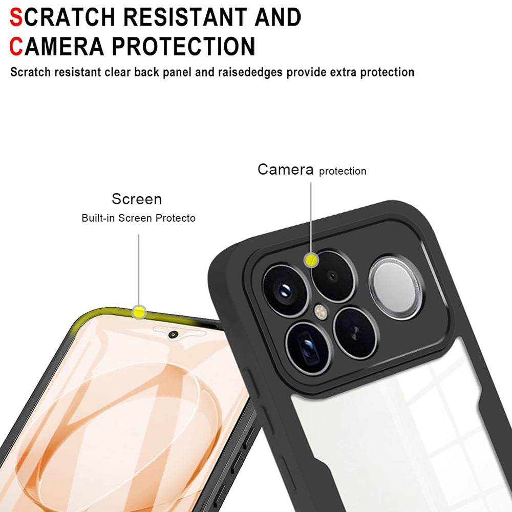 Hülle für Xiaomi Poco F8 Pro, Techsuit, ColorVerse 360, Schwarz