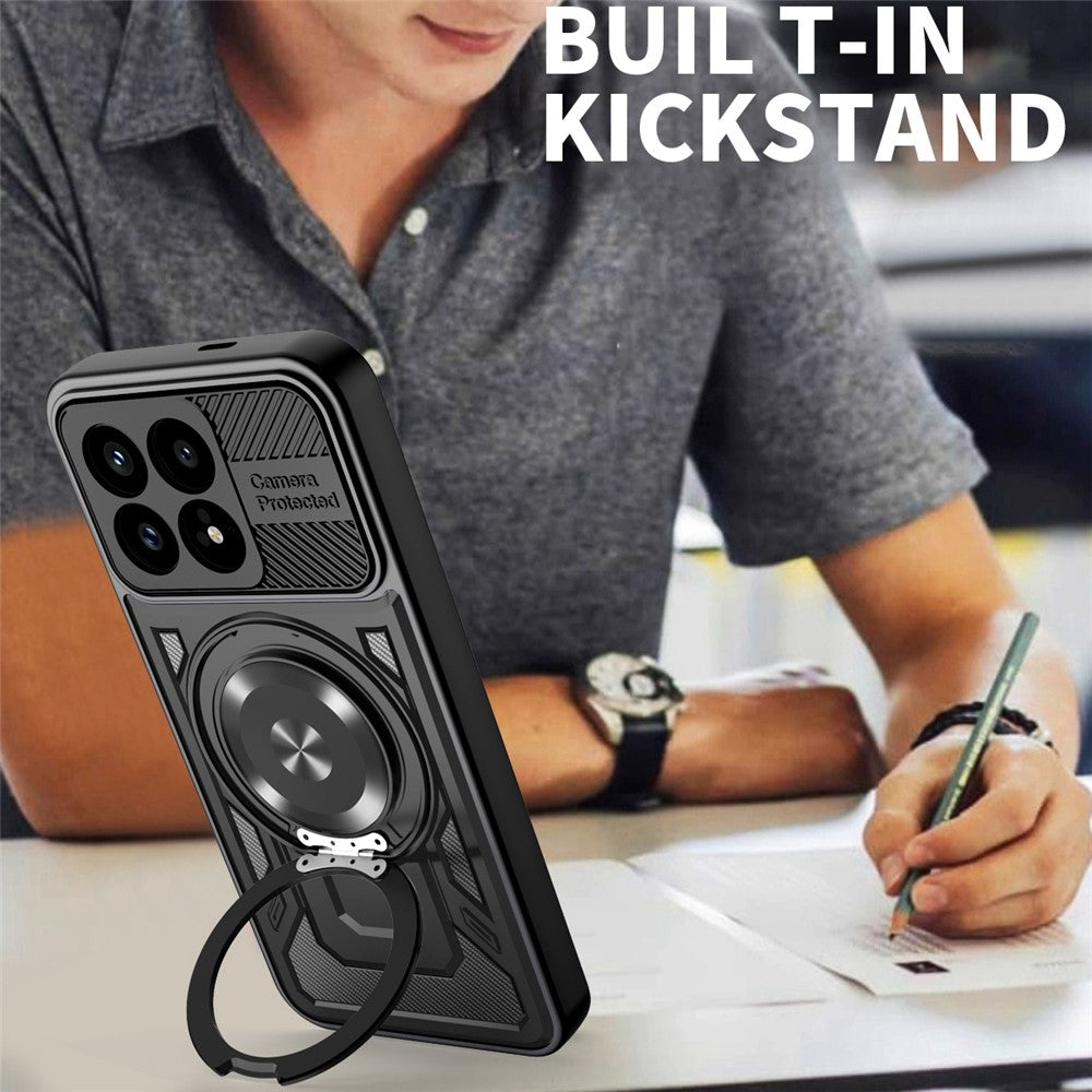 Hülle für Xiaomi Poco F8 Pro, Techsuit, RuggedCam, Schwarz