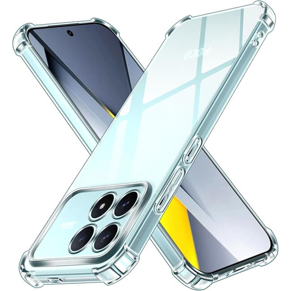 Étui pour Xiaomi Poco F8 Pro, Techsuit, Shockproof Clear, Transparent