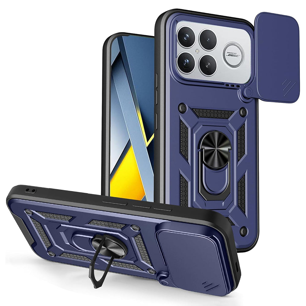 Hülle für Xiaomi Poco F8 Ultra, Techsuit, CamShield, Blau