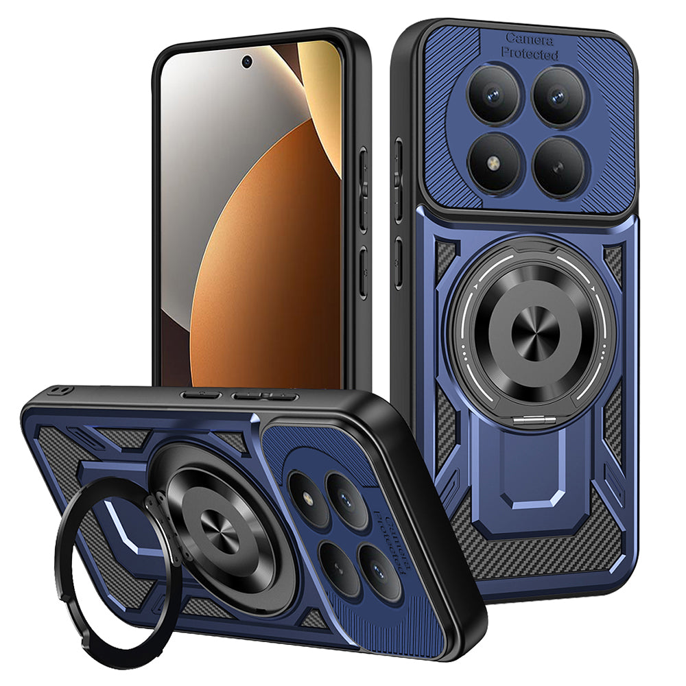 Case for Xiaomi Poco M8 Pro / Redmi Note 15 Pro+ 5G, Techsuit, RuggedCam, Blue