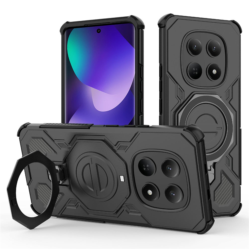 Étui pour Xiaomi Poco M8 / Redmi Note 15 5G, Techsuit, Carbon Shield Pro, Noir