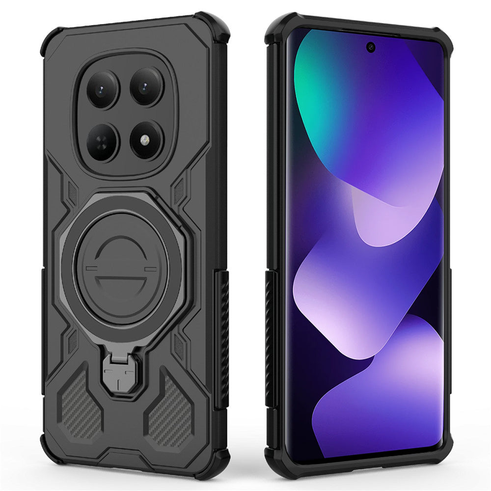 Étui pour Xiaomi Poco M8 / Redmi Note 15 5G, Techsuit, Carbon Shield Pro, Noir