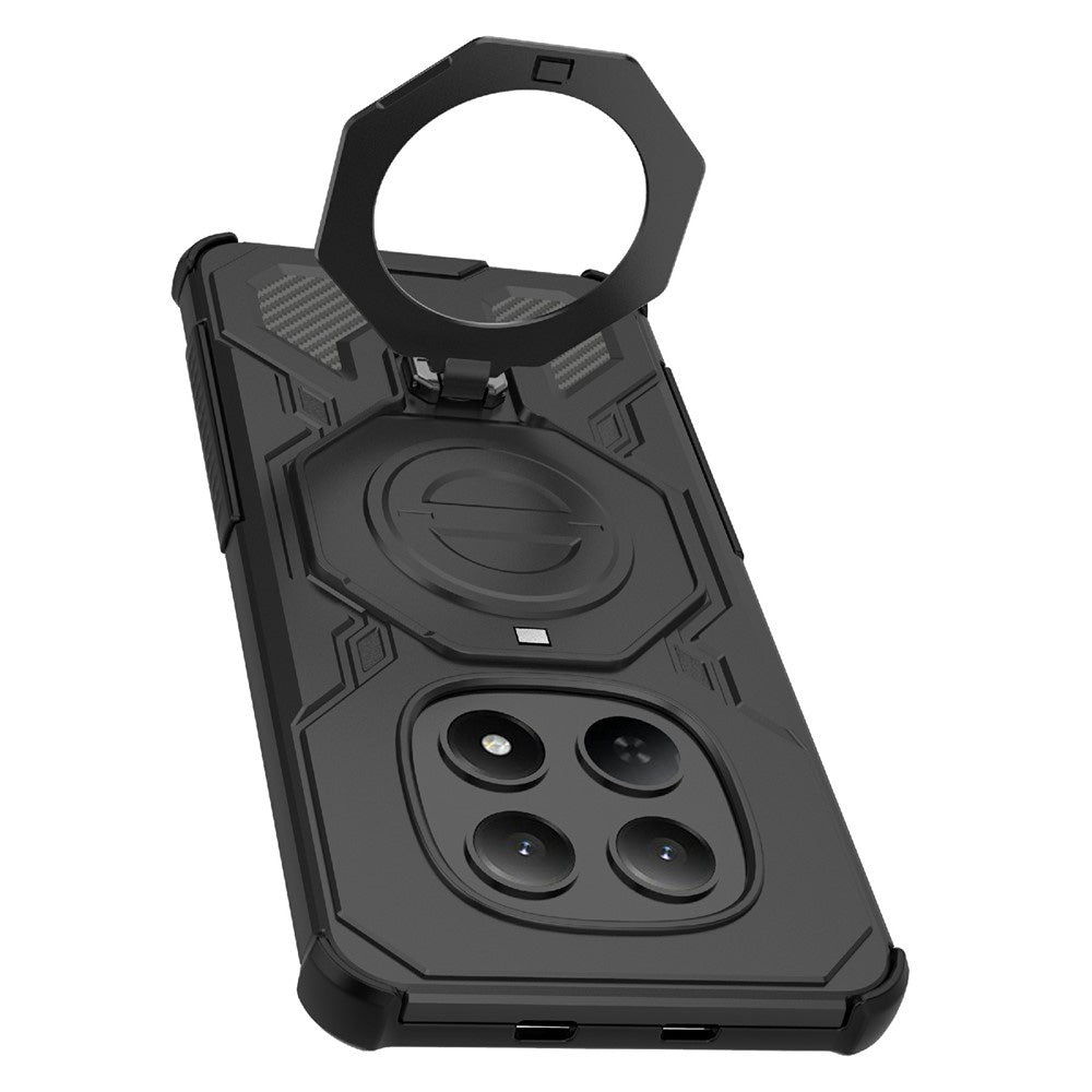 Étui pour Xiaomi Poco M8 / Redmi Note 15 5G, Techsuit, Carbon Shield Pro, Noir