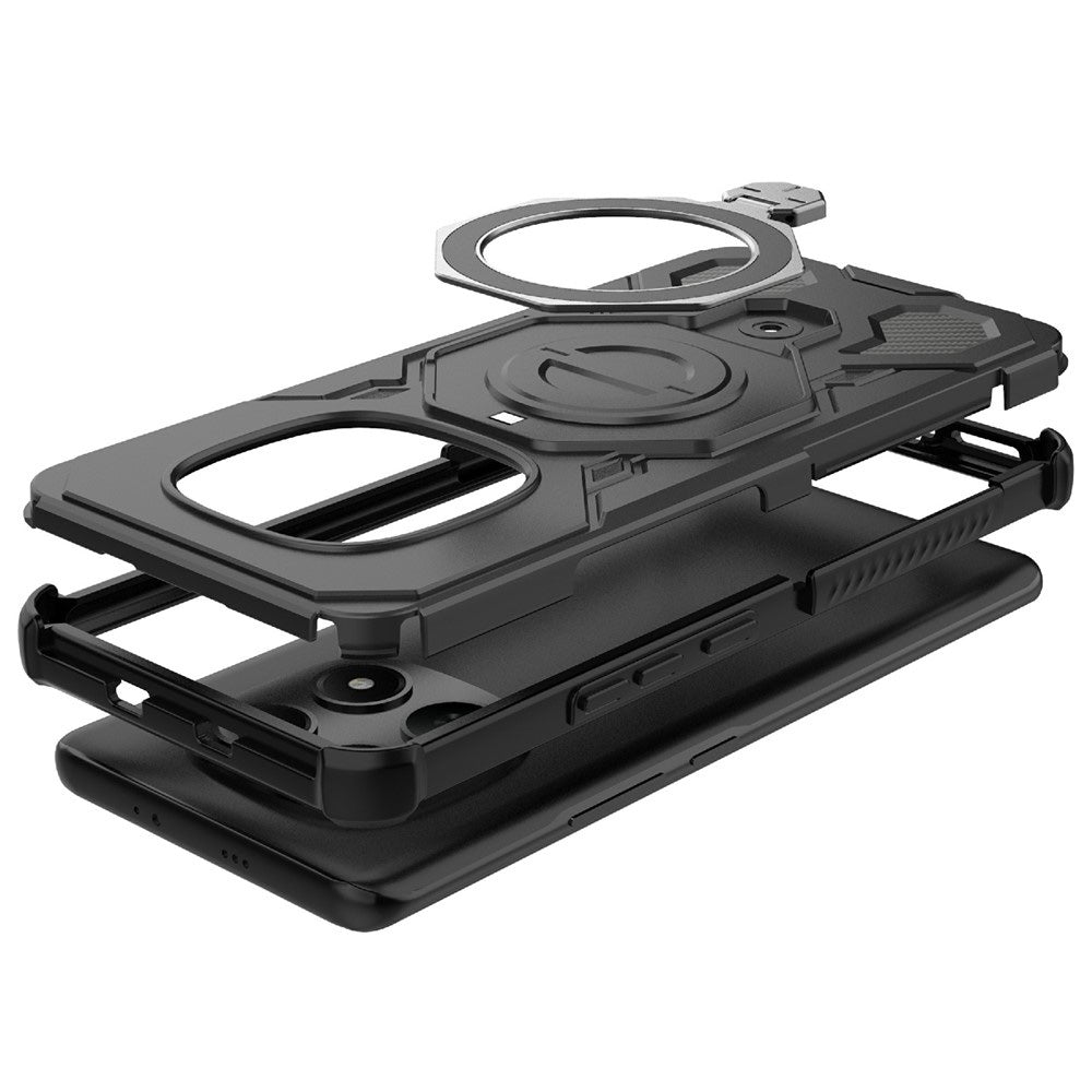 Étui pour Xiaomi Poco M8 / Redmi Note 15 5G, Techsuit, Carbon Shield Pro, Noir